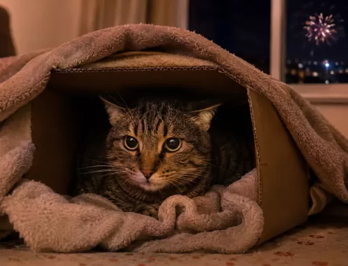 Cómo ayudar a tu mascota a afrontar la pirotecnia con menos estrés